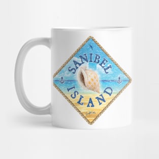 Sanibel Island, Florida, with Scotch Bonnet Shell and Beach Mug